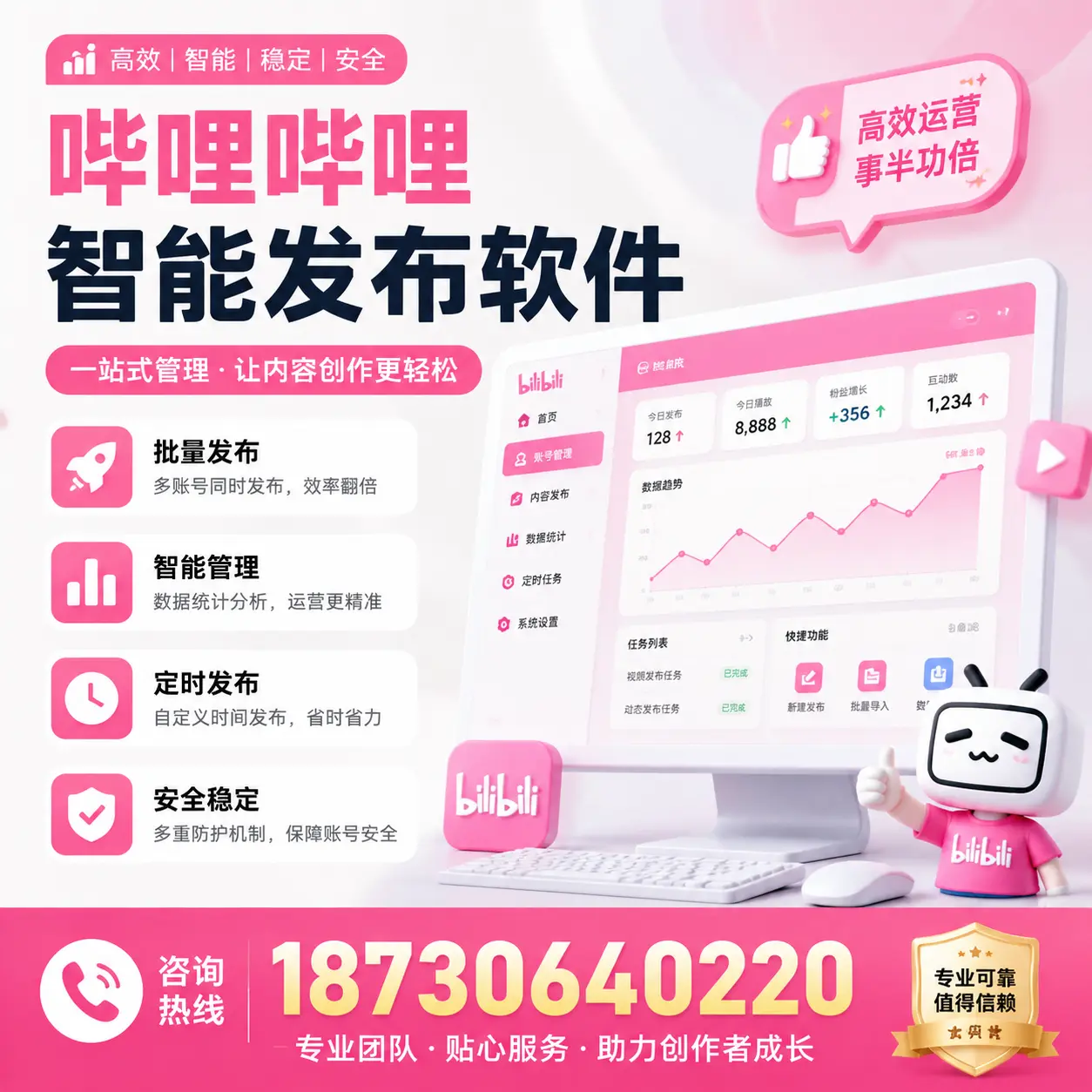 如何评估哔哩哔哩智能发布软件的ROI?吉林市 企业必读